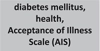 The analysis of health behaviours and illness acceptance in patients with diabetes