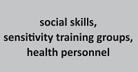 Social skills contributing to the behaviors of physicians, nurses, and paramedics in various professional situations