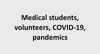 Perception of medical undergraduate students regarding their readiness to volunteer in relief activities during the COVID-19 pandemic: a multi-institutional study carried out in South India