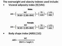 Comparison of different overweight and obesity indexes in young adult Spanish workers