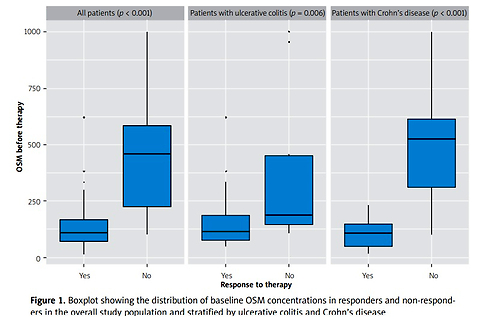 Oncostatin M as a key predictive factor for anti-TNF-α response in inflammatory bowel disease