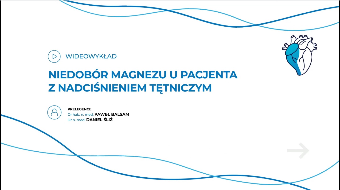Niedobór magnezu u pacjenta z nadciśnieniem tętniczym - e-Akademia