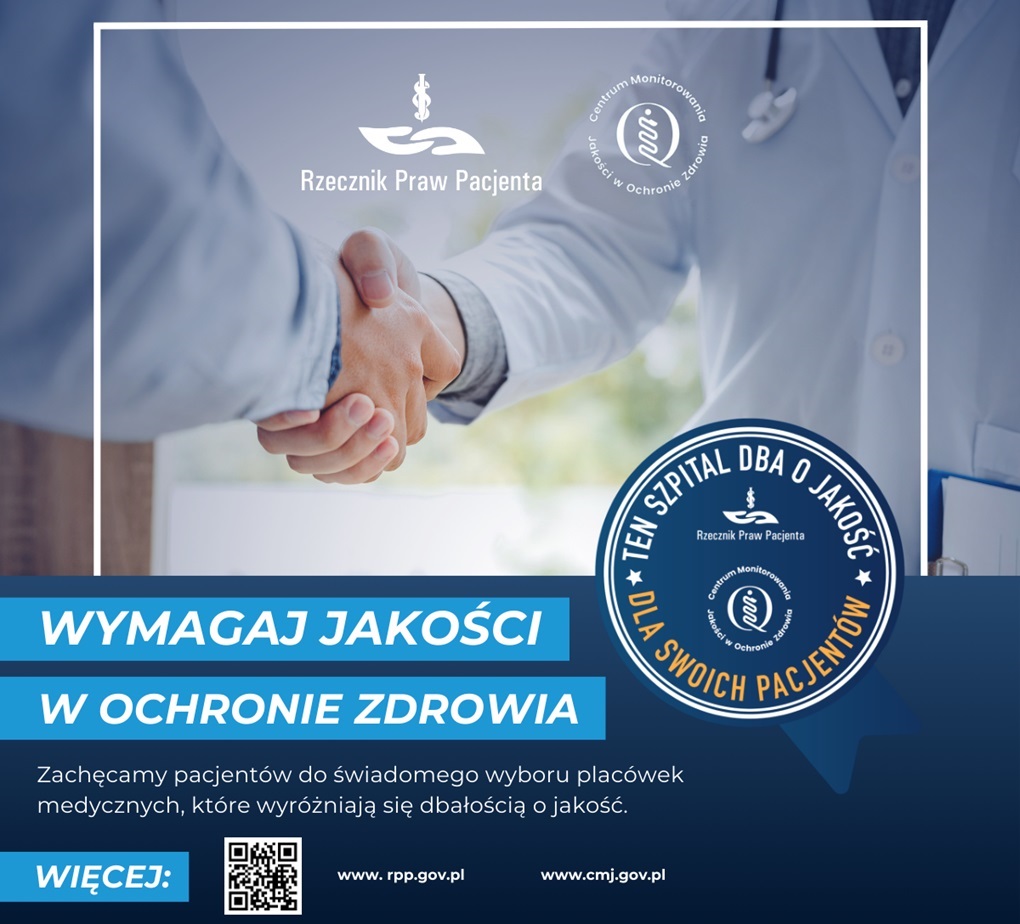 RPP i CMJ dla pacjentów – „Wymagaj Jakości”