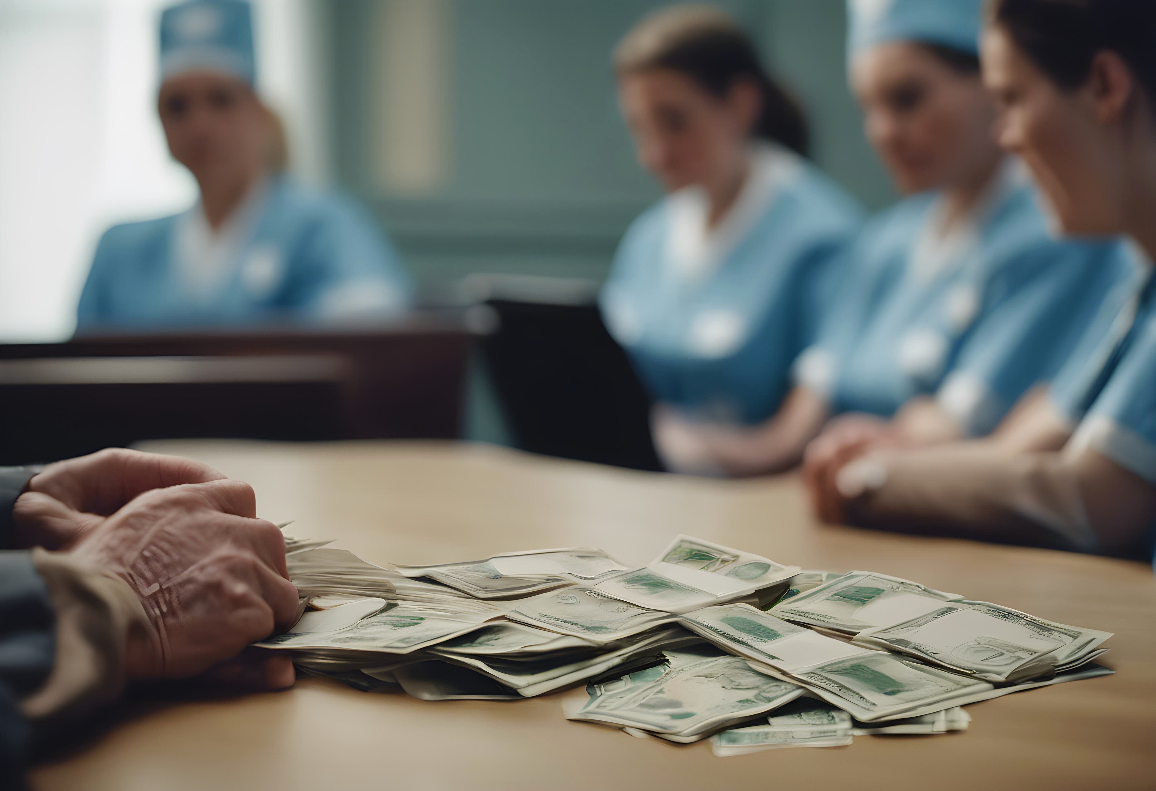 Pielęgniarki w sądzie – tysiące złotych na stole