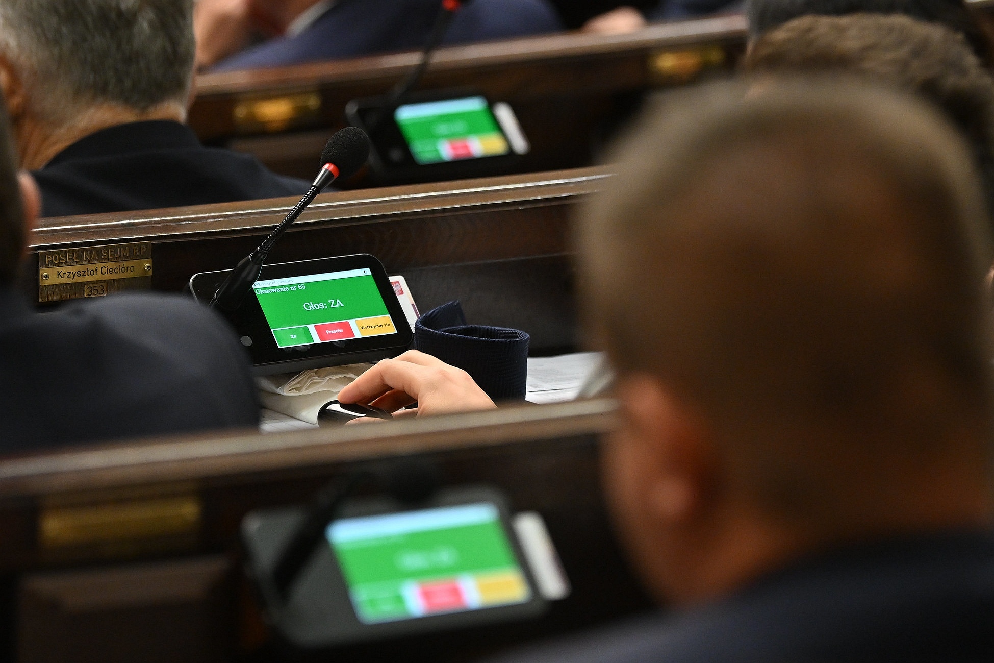 Głosowanie w sprawie zmiany składki