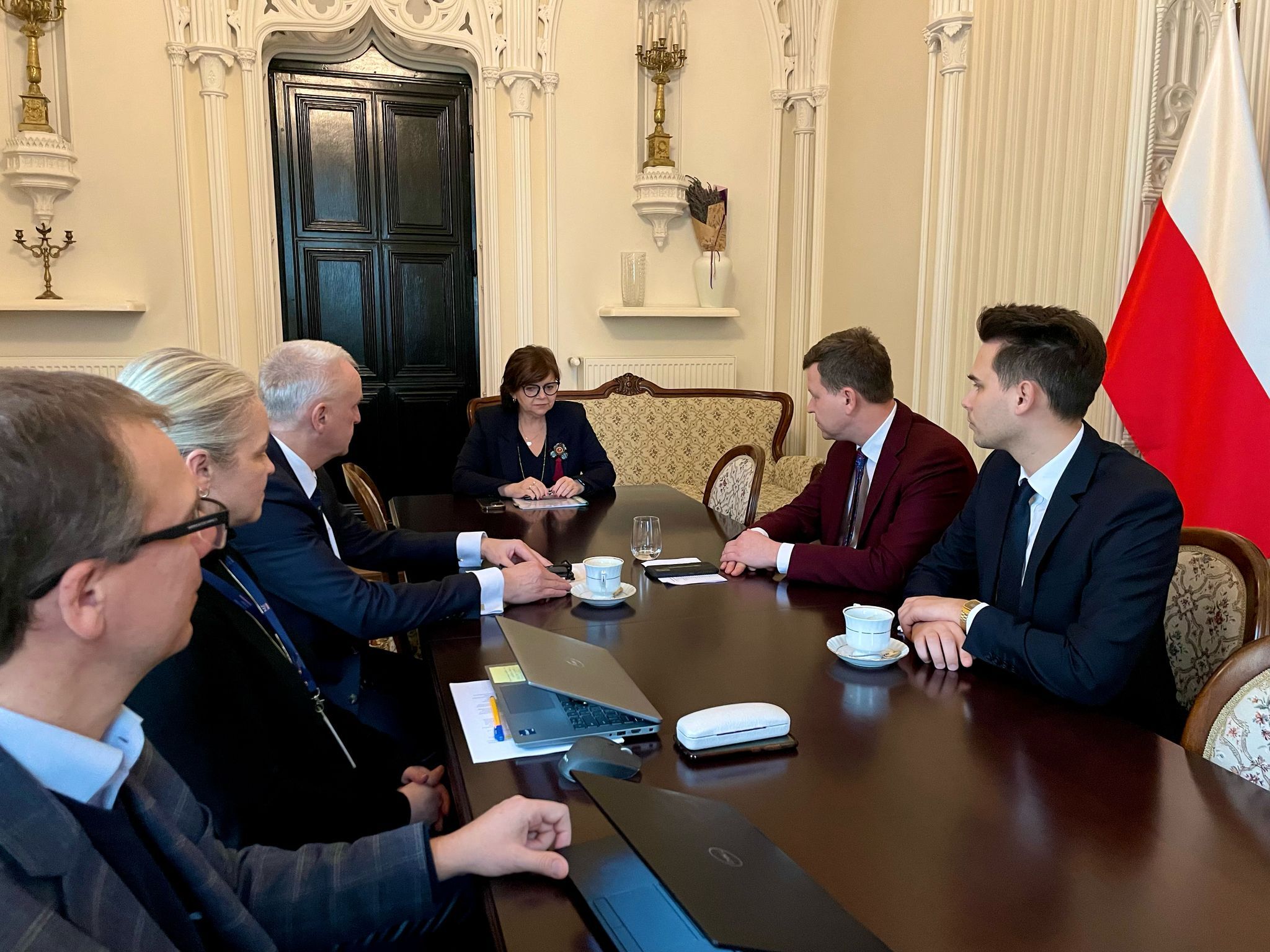 Spotkanie minister Leszczyny z samorządem ratowników