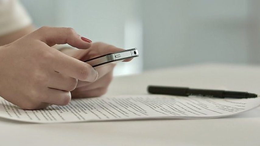 Włączony telefon na LDEK...